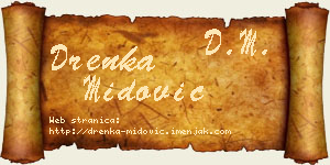 Drenka Midović vizit kartica